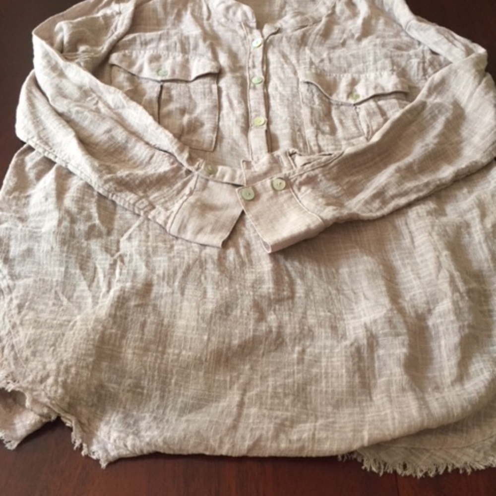 Free People blush tunic size L